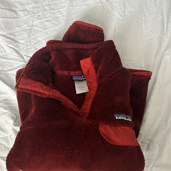 Patagonia pullover dark red size small - Picture 6 of 6